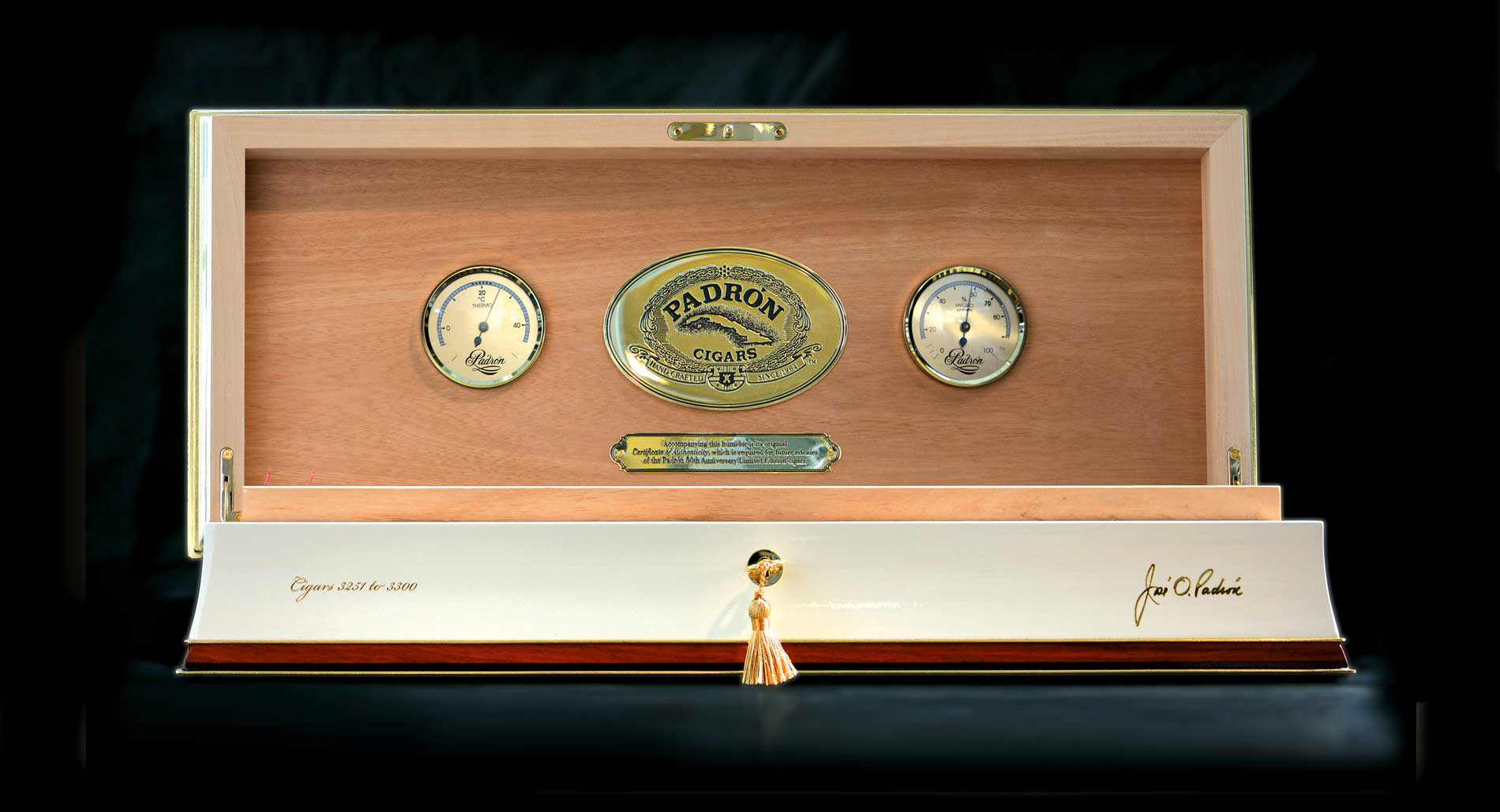 The Padrón 50th Anniversary Natural, also known as "The Hammer," is a medium to full-bodied, box-pressed Nicaraguan cigar crafted to commemorate Padrón's five decades of exceptional cigar-making.