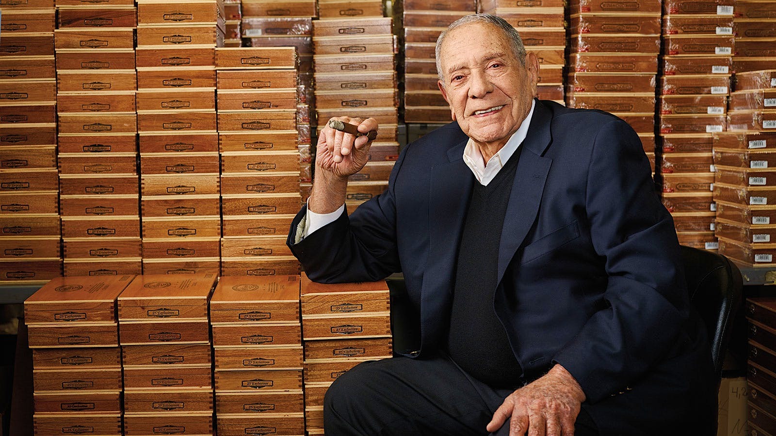 Jose Orlando Padron, founder of Padron cigars inn Cuba