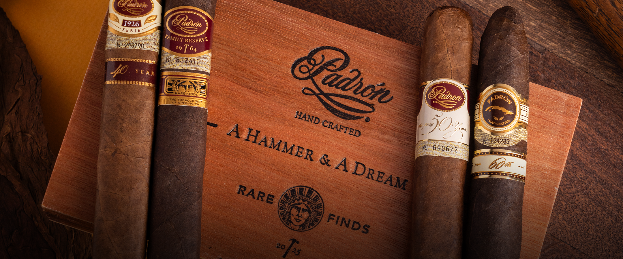 Padron Rare Finds A Hammer & A Dream Experience Sampler