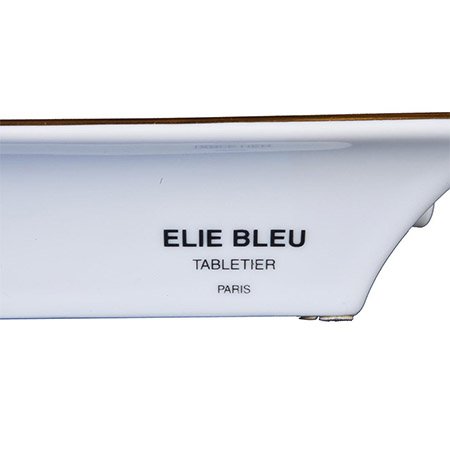 Elie bleu cigar ashtray casa cubana