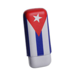 Elie Bleu cuban flag cigar case