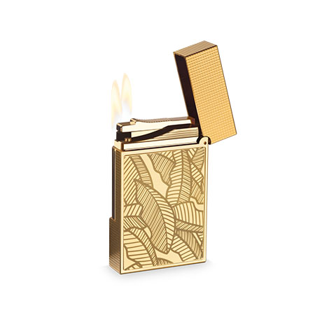 Davidoff Prestige Lighter The Leaves Limited Edition - Gold