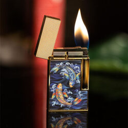 S.T. Dupont Koi line 2 perfect ping soft flame lighter