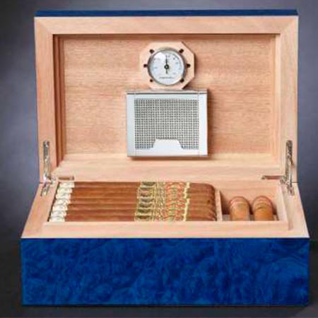 Stephano Ricci cigar humidor with opus x cigars