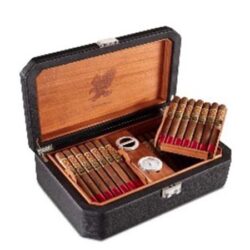 stefano ricci calf leather humidor with 40 opusx cigars