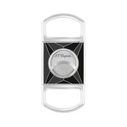 s.t. dupont fire x cigar cutter black and chrome