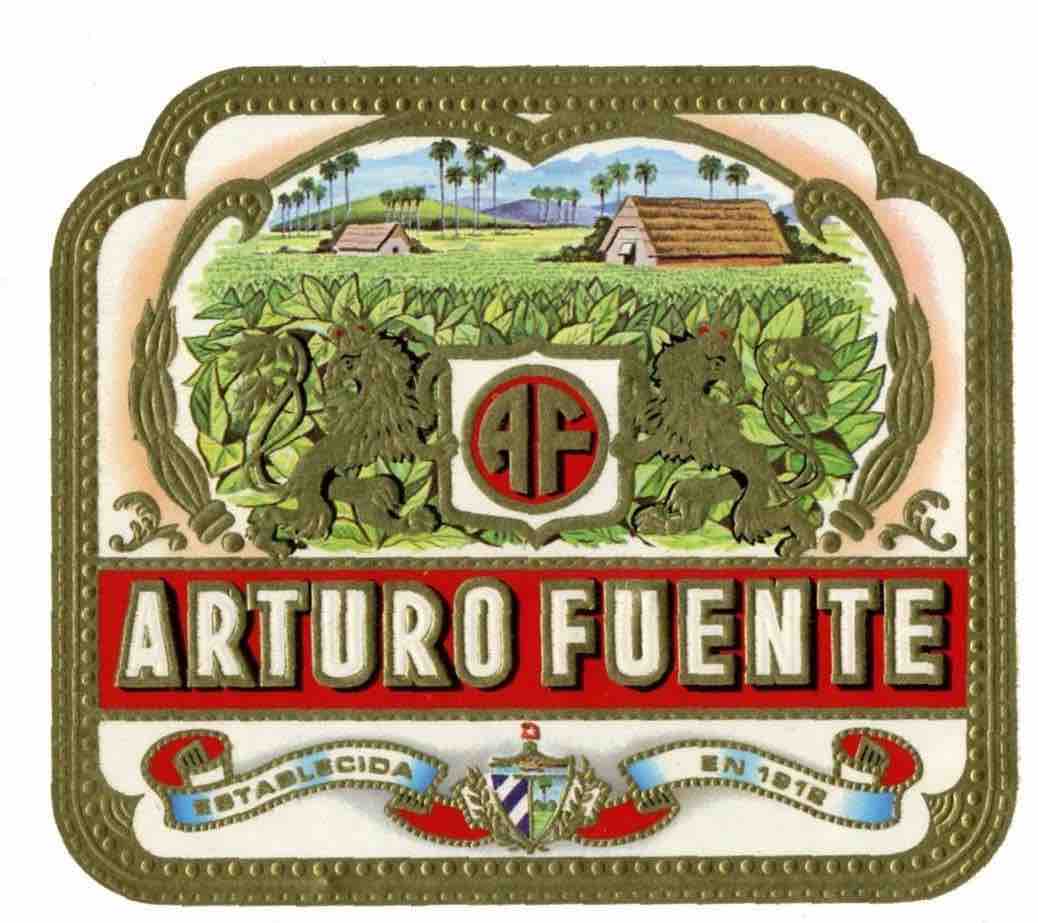 Arturo Fuente cigar box label