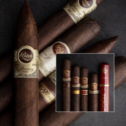 Padron Cigars sampler with 1964, 1926 and 50 years anniversary. Padron Family Reserve cigars