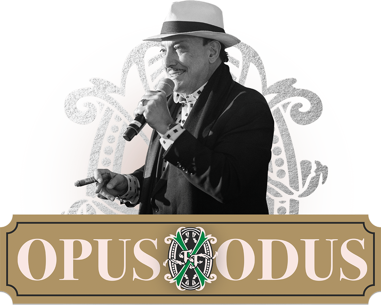 Opus Xodus Event Lockup with Carlito Fuente 1200px