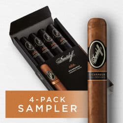 davidoff nicaragua 4 pack cigar sampler