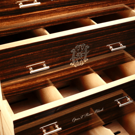 Fuente Opus X Rare Black 2024 Humidor Drawers