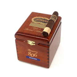 casa fuente cigars 806 maduro box closed