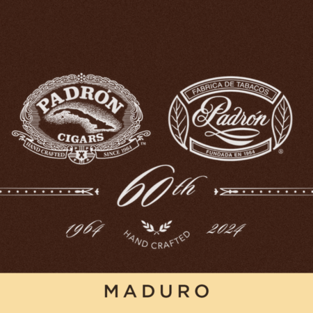 The Padrón 60th Anniversary Maduro Cigar is an exclusive release honoring Padrón Cigars’ six decades of producing world-class smokes.