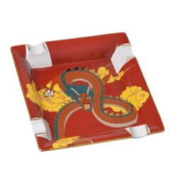 elie bleu dragon ashtray for 4 cigars