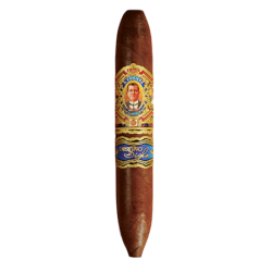 Close-up of Arturo Fuente Destino al Siglo De Amor cigar with a rich Habano-seed wrapper