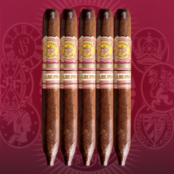 Arturo Fuente Rare Pink Signature 5-Pack cigars with a 6 x 46 perfecto size