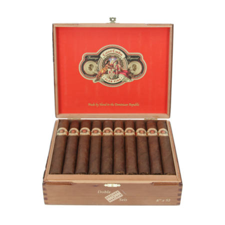 Fuente Casa Cuba Doble Seis cigars showcased in a 30-count box, highlighting their classic construction