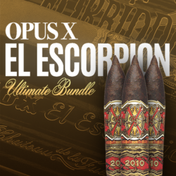 Fuente Opus X El Escorpion Ultimate Bundle featuring premium cigars