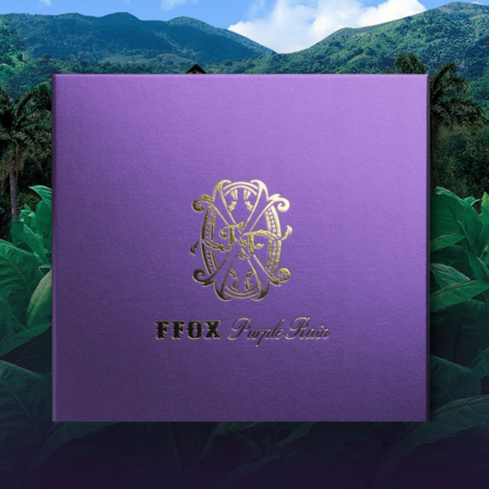 Opus X Heaven and Earth Purple Rain cigars with luxurious packaging in the Ultimate Bundle.