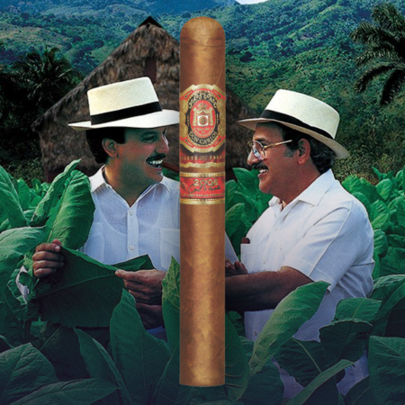 Don Carlos Edicion de Aniversario Toro cigar highlighted in the Fuente Opus X Purple Rain Ultimate Bundle.