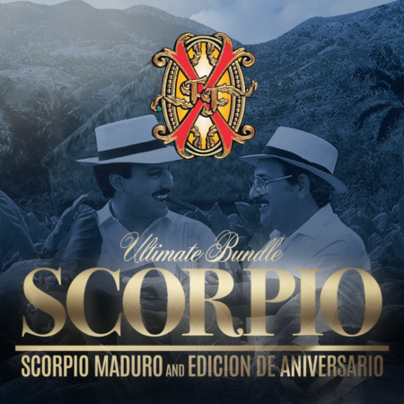 Opus X Scorpio Maduro Ultimate Bundle featuring two exclusive cigar boxes